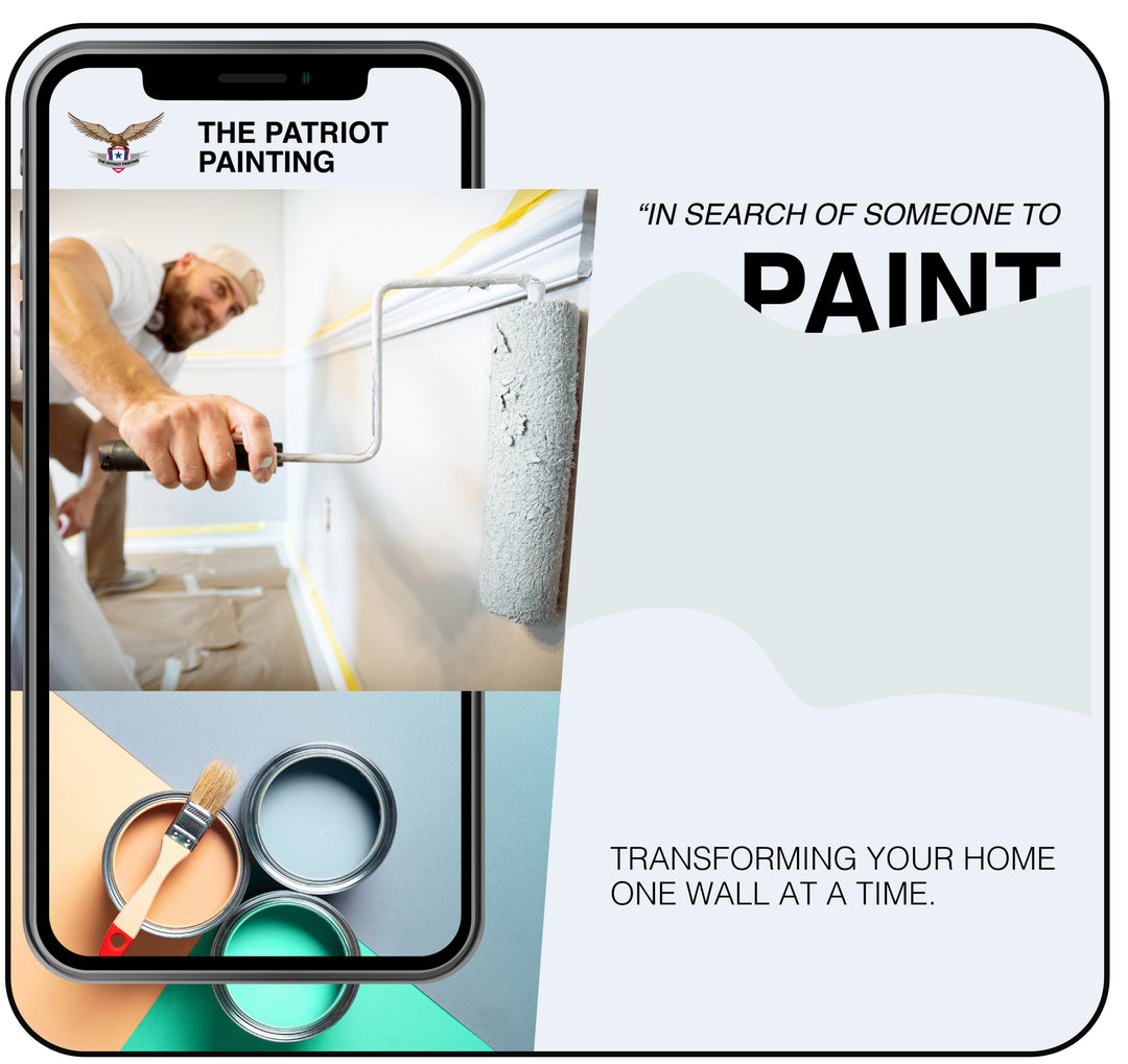 Patriot Painting Graphic Design Project by Troopy Marketing